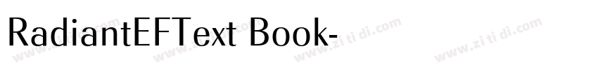 RadiantEFText Book字体转换